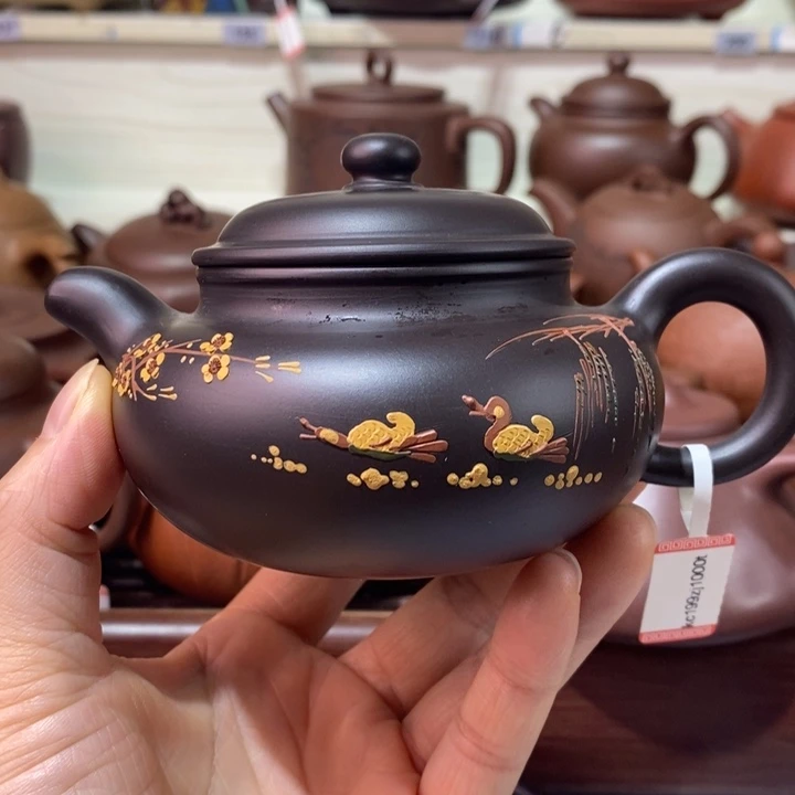 茶壶紫砂微瑕处理一把
