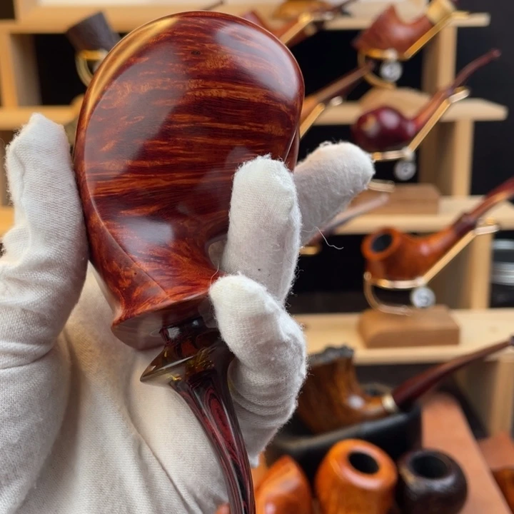 大***哥石楠木手工制作工艺斗