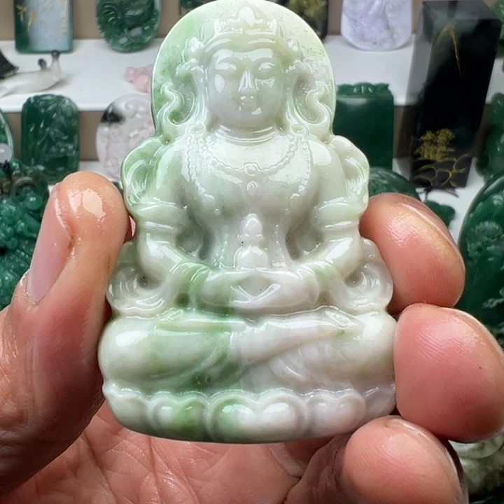 独山玉未镶嵌吊坠(不含链)