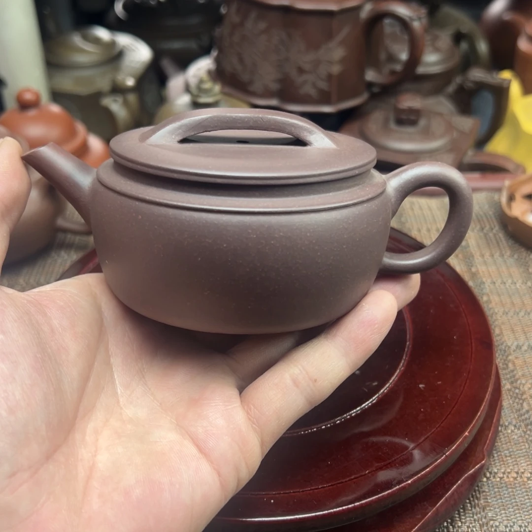 茶壶紫砂宜兴原矿紫砂壶150毫升容量