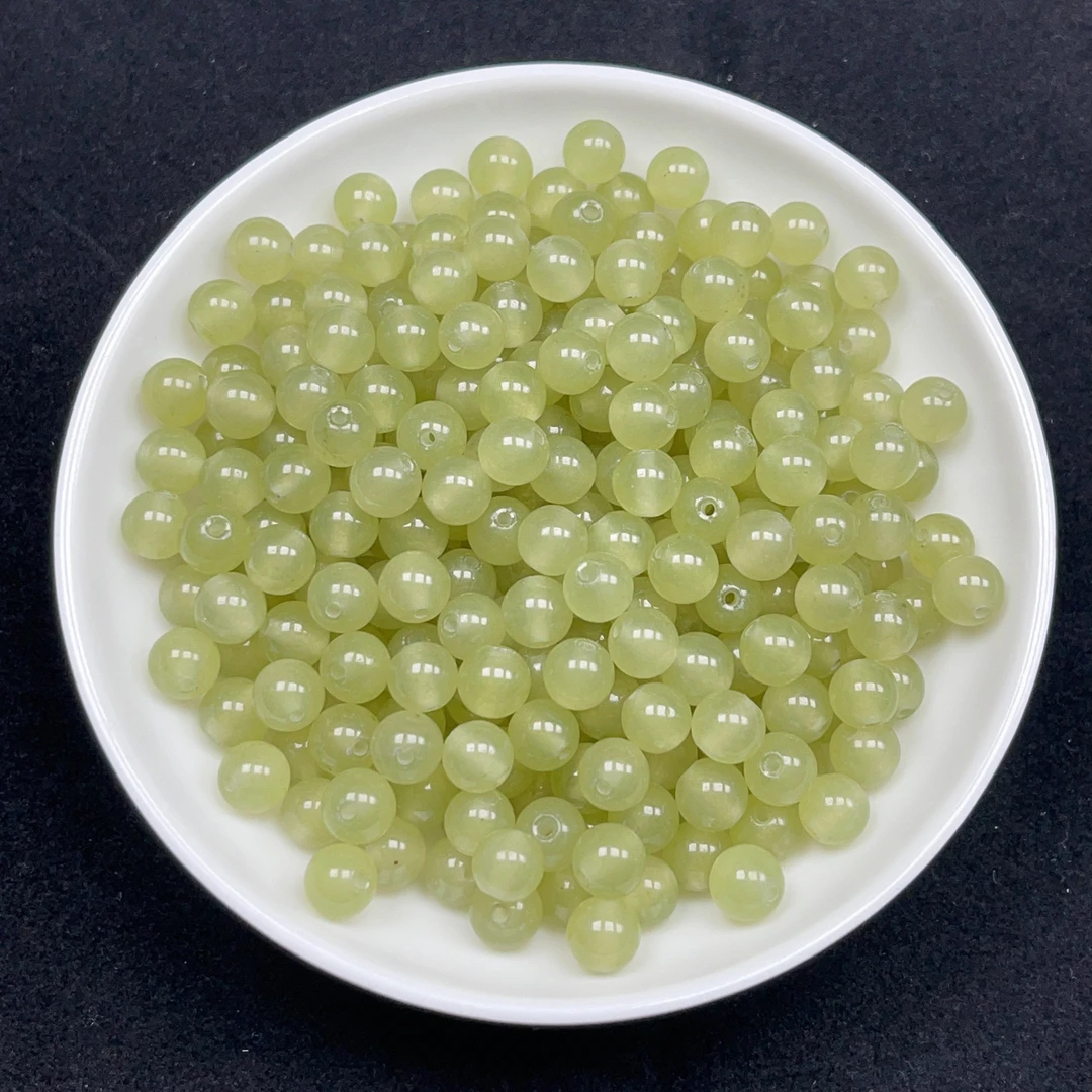 和田玉晴水N181卡4mm60颗