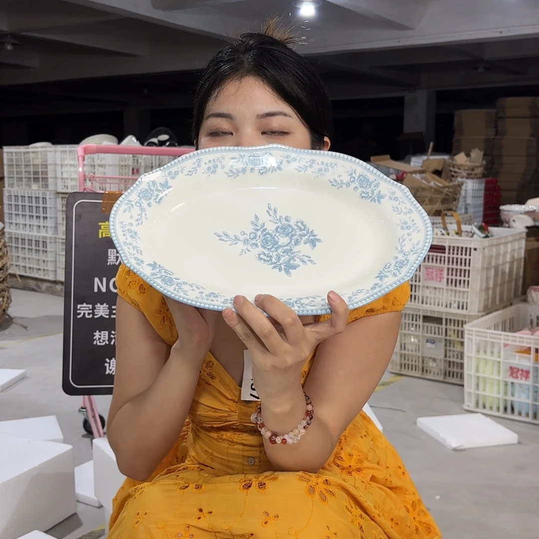 瓷微瑕陶瓷餐具釉下彩