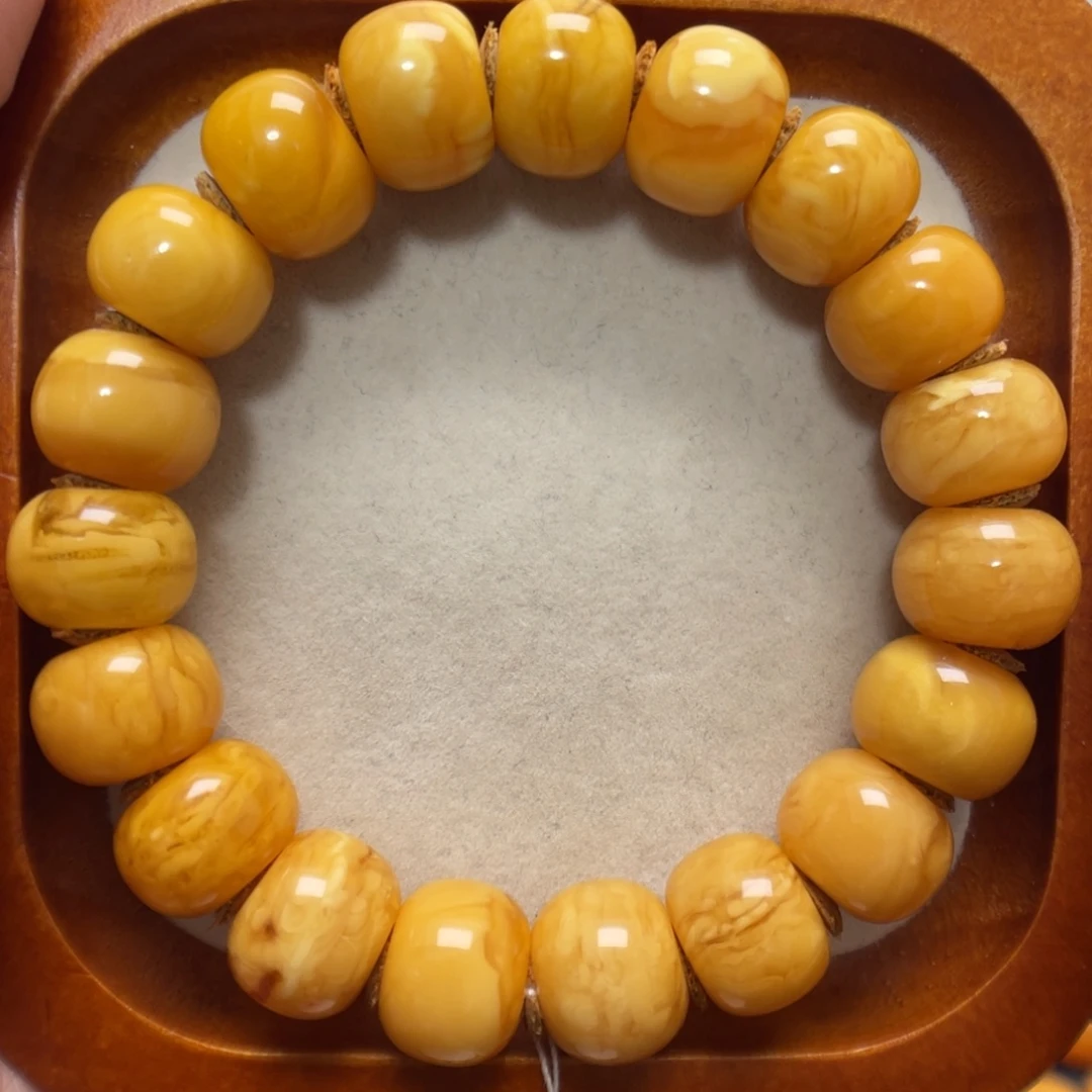 蜜蜡未镶嵌手串蜜蜡