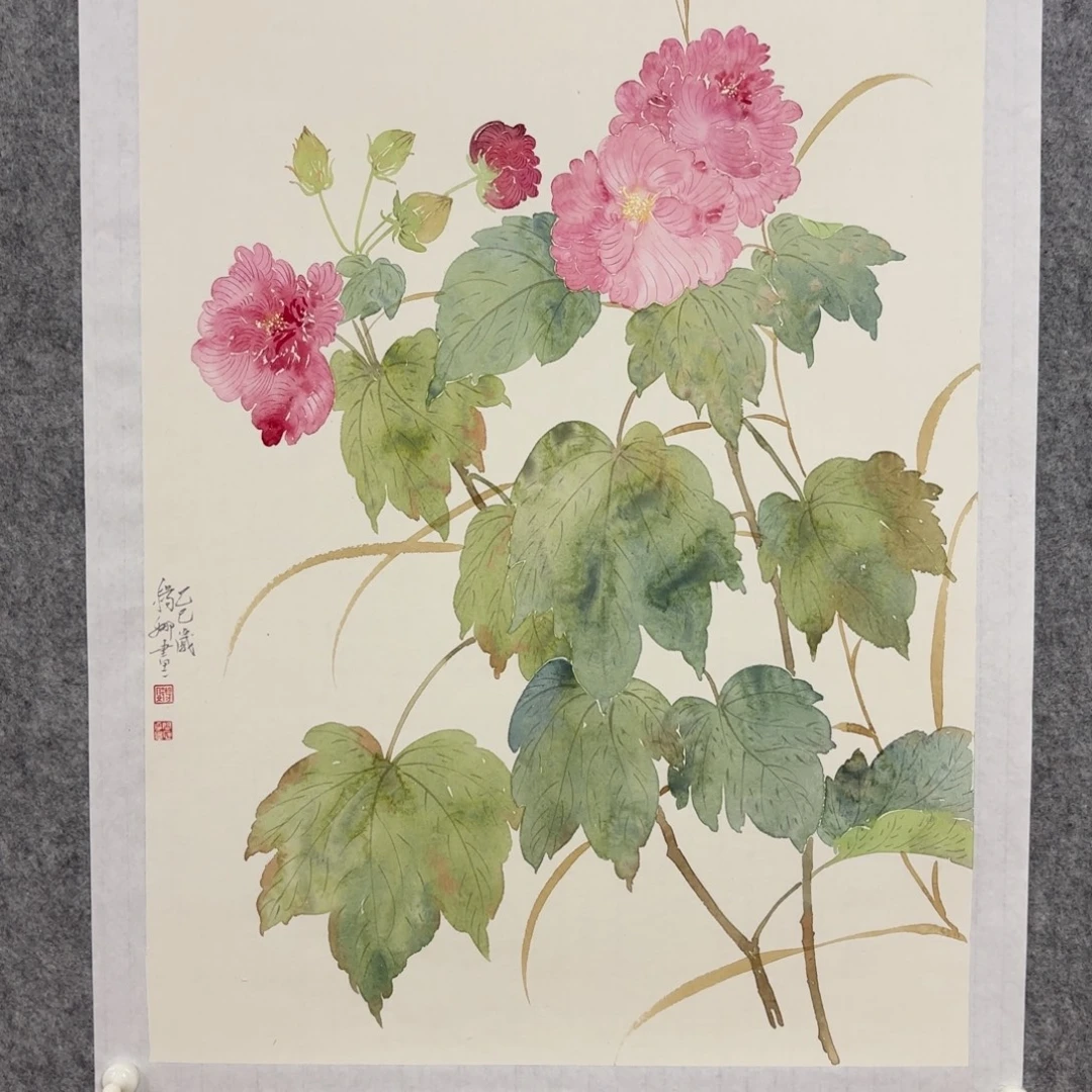 杨***一国画杨老师花鸟作品