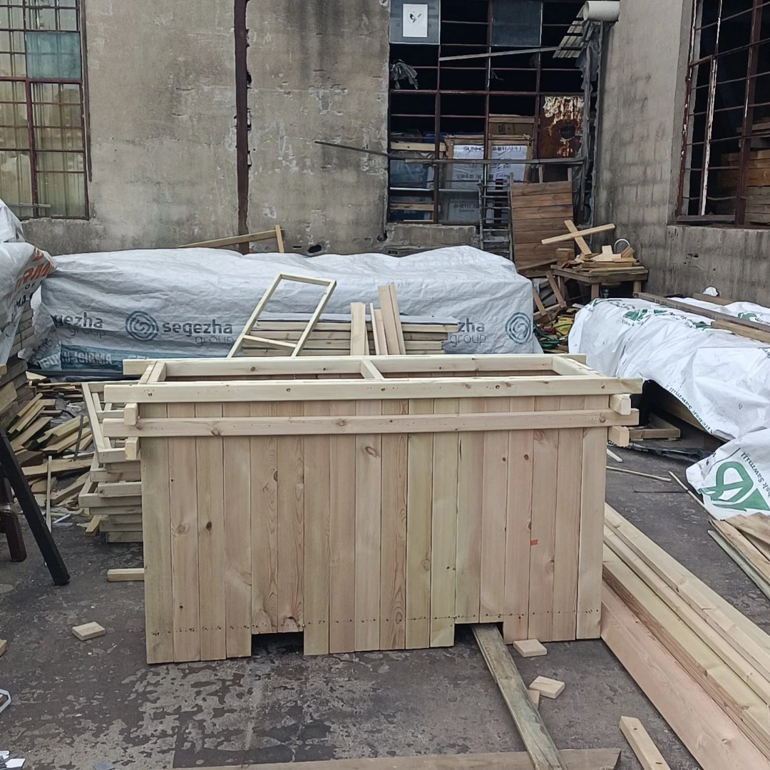 防腐木花箱樟子松种植箱庭院阳台绿化花槽花盆花坛