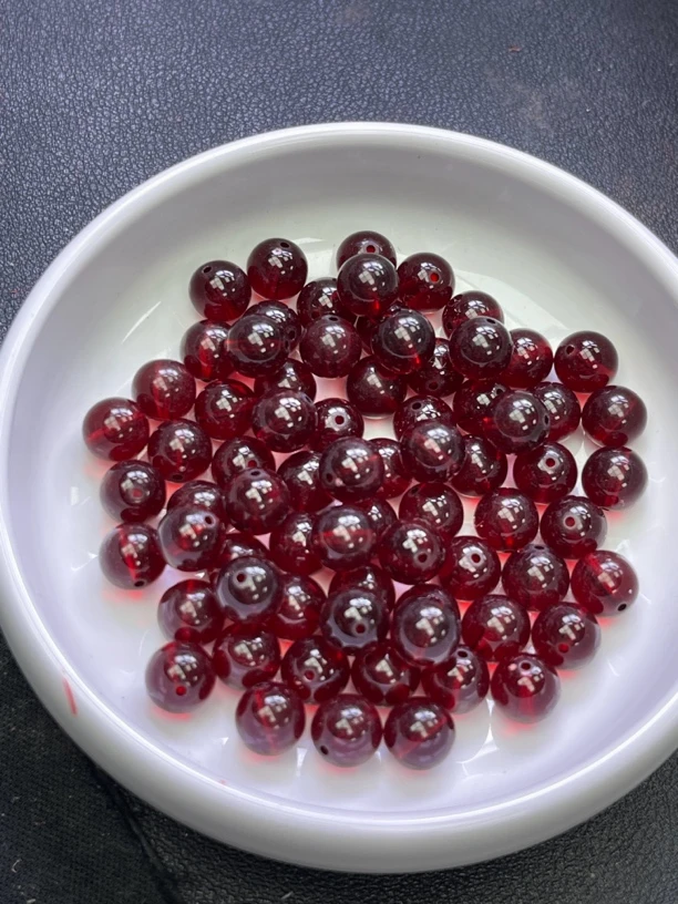 天然珠宝玉石  血珀散珠XP20  20MM  1颗(赠弹力绳)