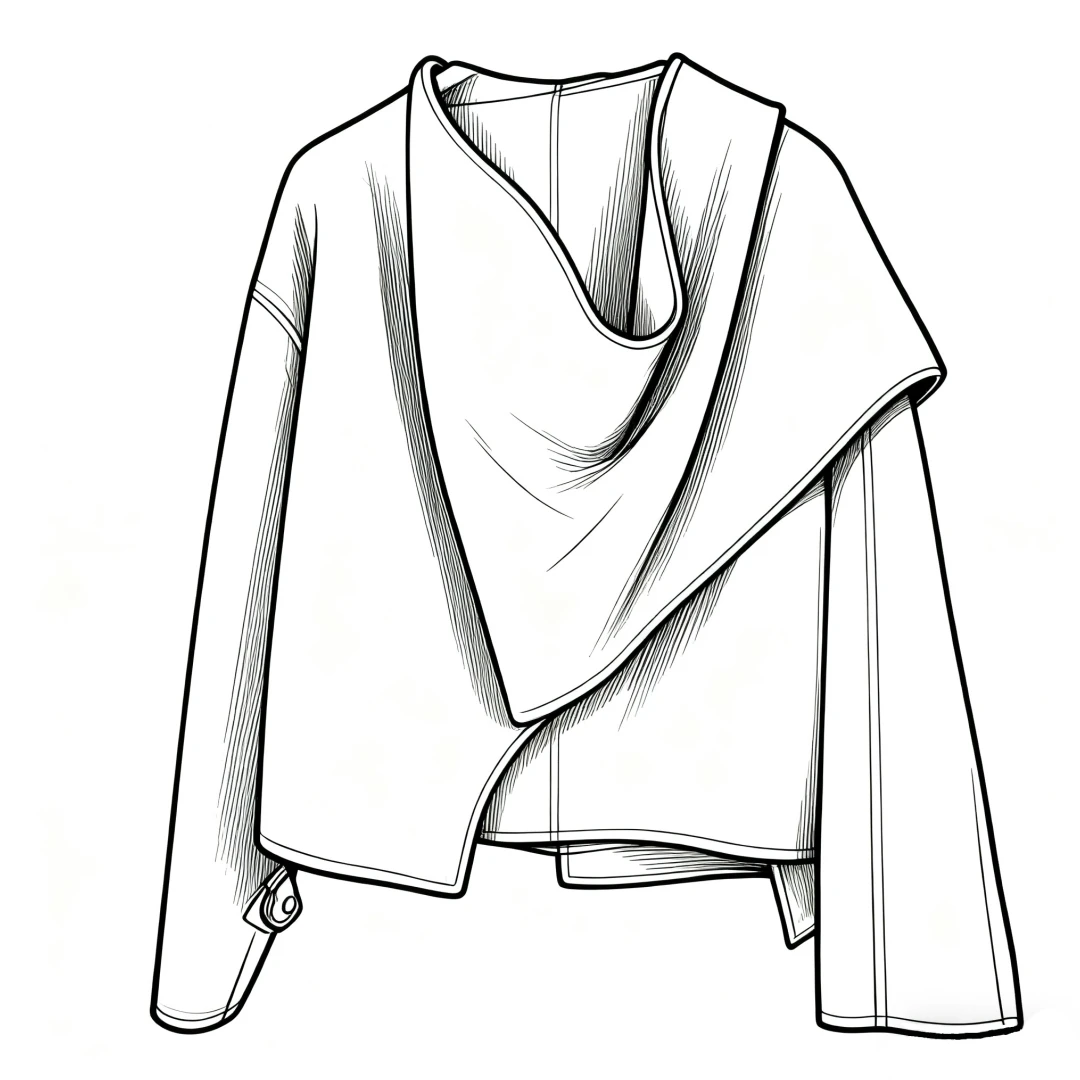 Montendre】秋冬新款 M 气质温柔通勤披肩围巾领氛围感毛呢外套