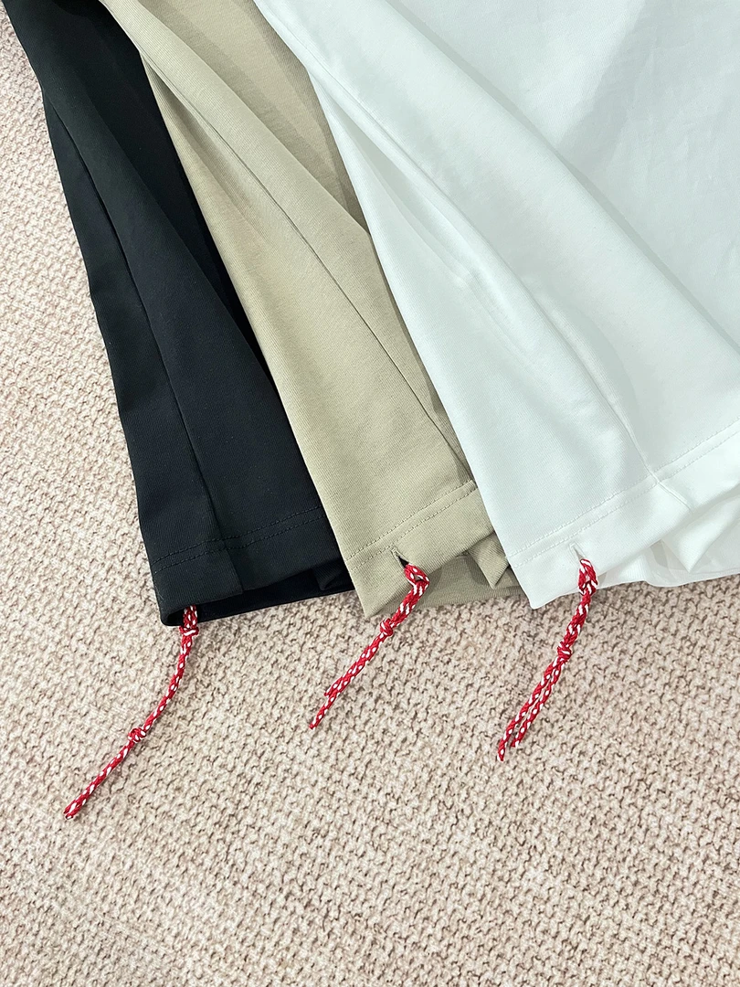 【牛魔王】经典款b*m*s小红绳320-350克冰感重磅t休闲时尚宽松抽绳