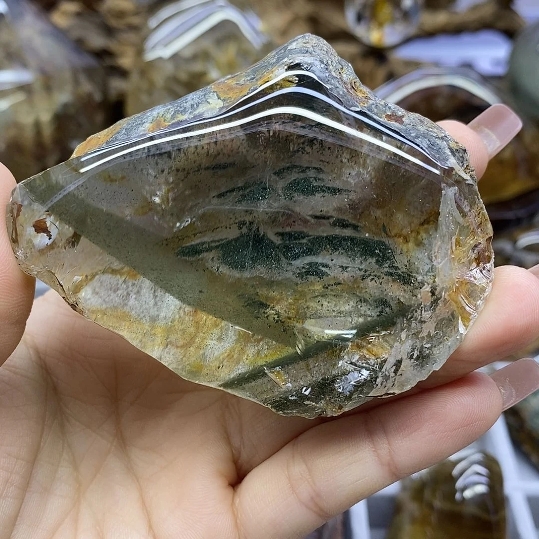 水晶水晶原石未镶嵌左****福