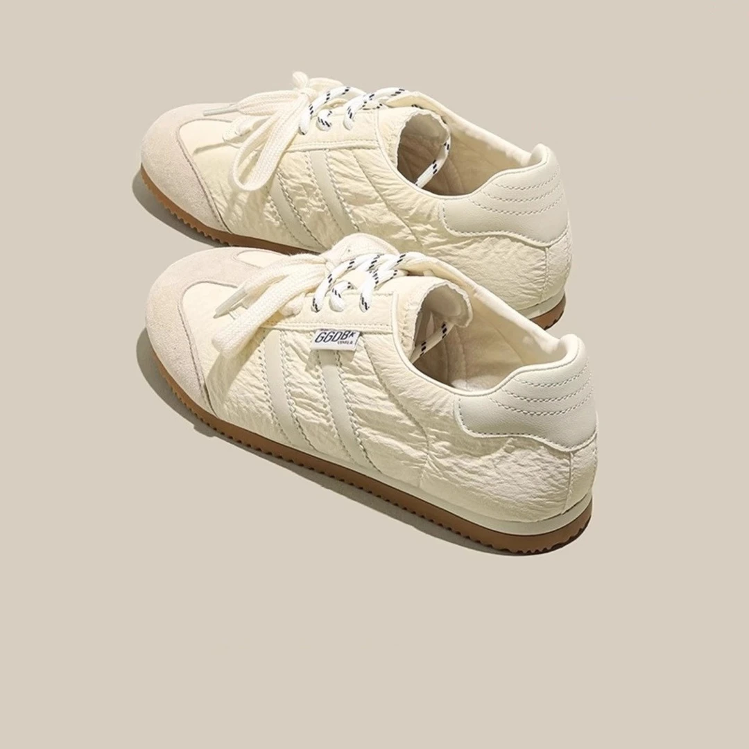 梦孜百丽复古德训鞋女2025年春秋休闲百搭板鞋运动鞋阿甘鞋小白鞋