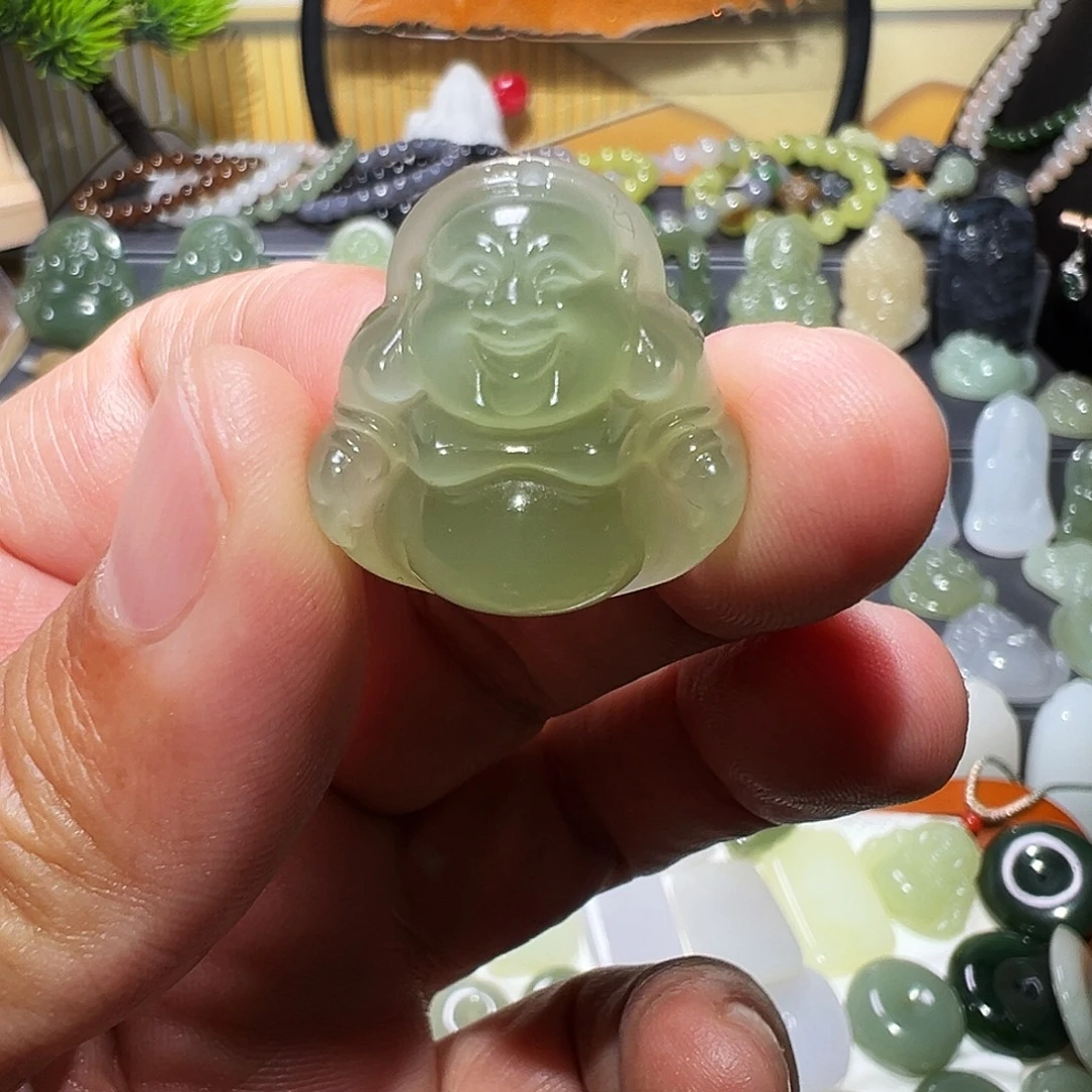 k***n和田玉未镶嵌颈饰