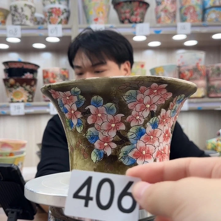 紫砂花盆瑕疵瑕疵406