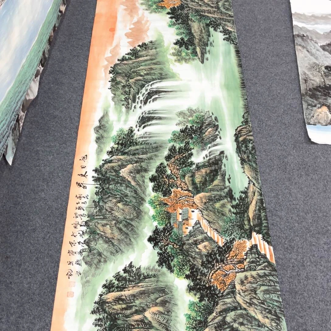 国画国画作品老师手绘