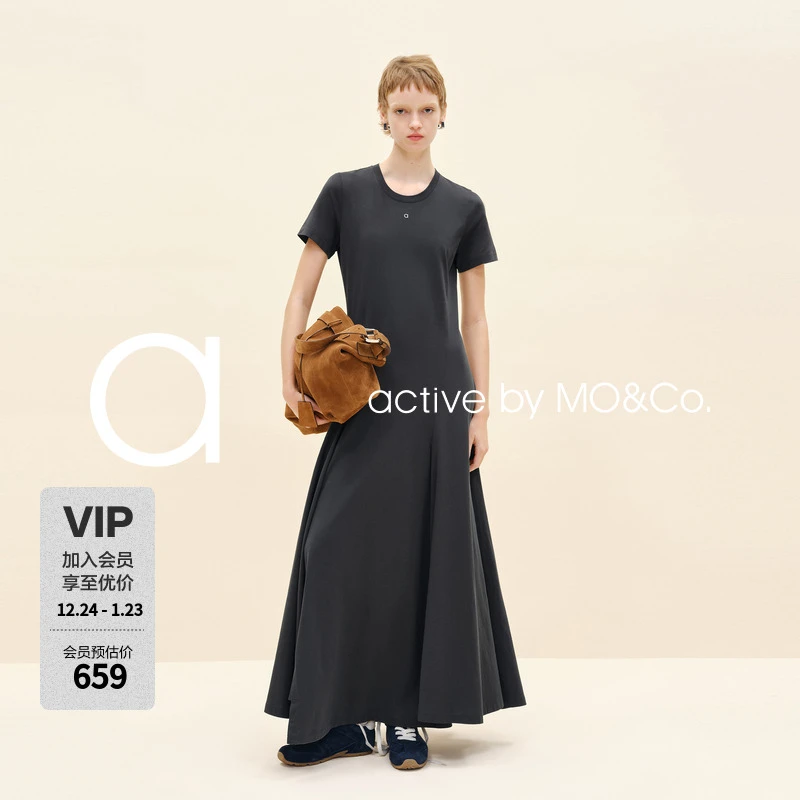 【active系列】MOCO连衣裙2025新品抗菌防螨棉质解构MBE3DRS001