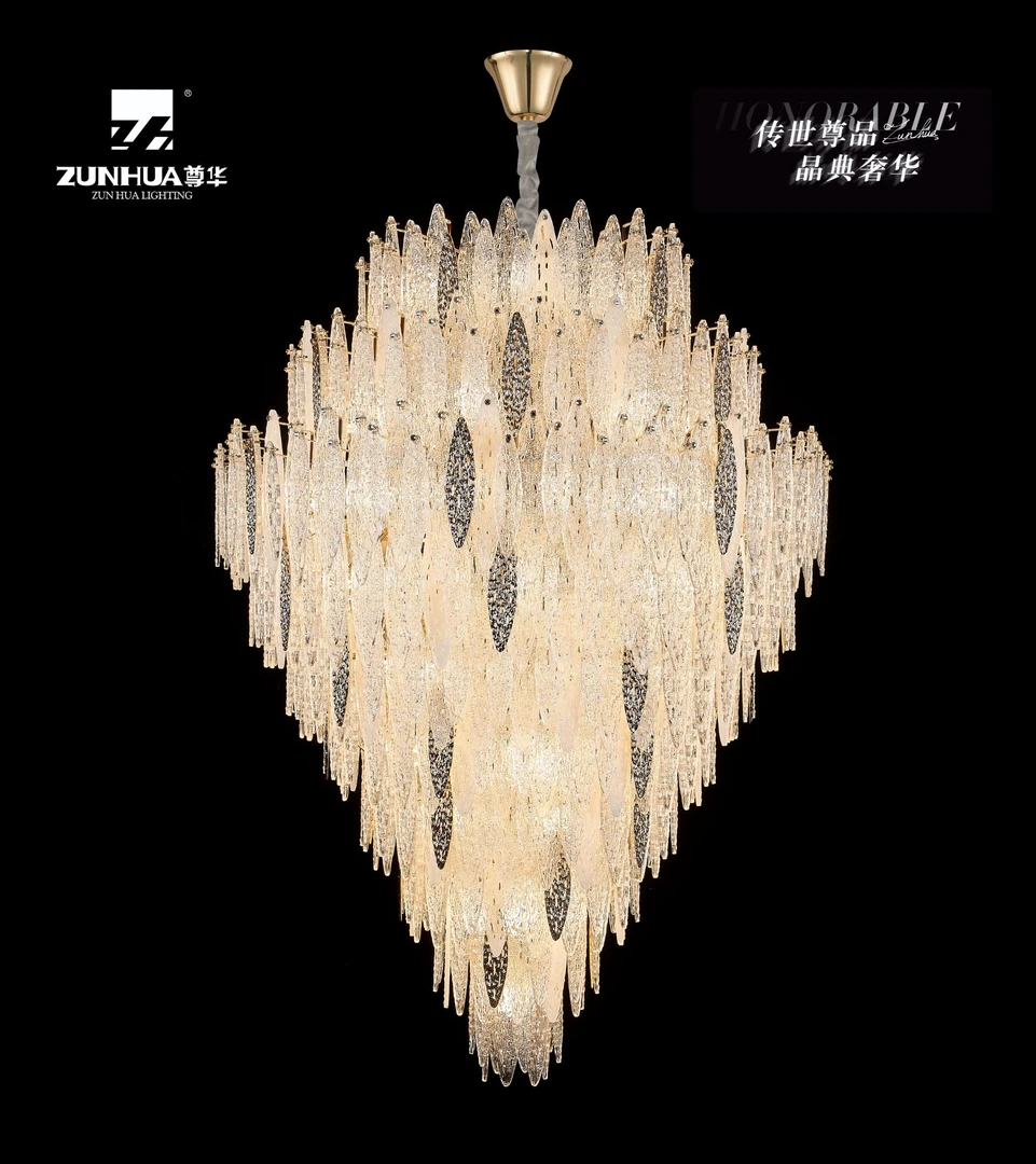 (金丽阳光）法式轻奢水晶灯客厅吊灯别墅卧室餐厅圆形灯具套餐