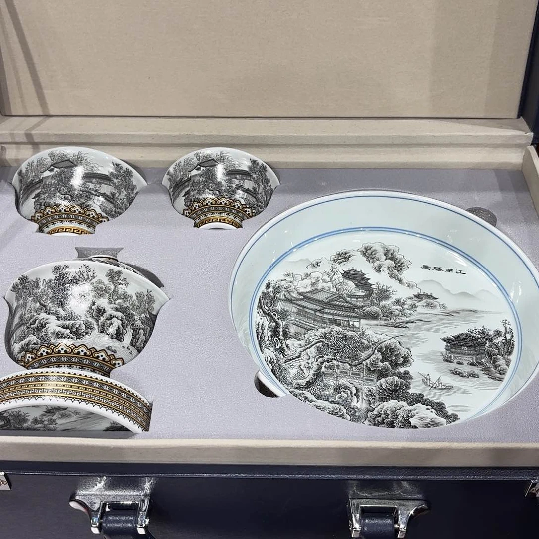 瓷片景德镇瓷器艺术半手