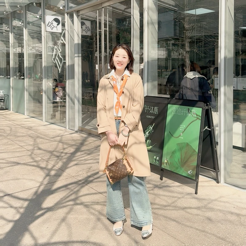 火桐hooton Timeless Elegance 中高腰微喇牛仔裤9025/8677