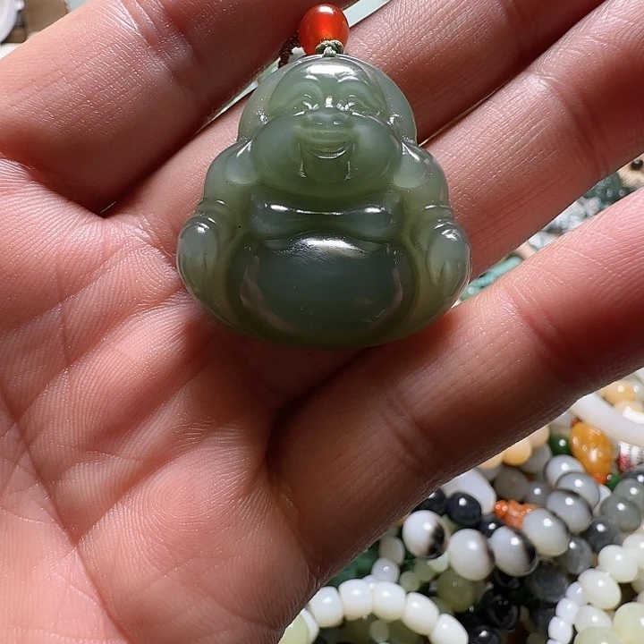 和田玉（青玉）未镶嵌颈饰