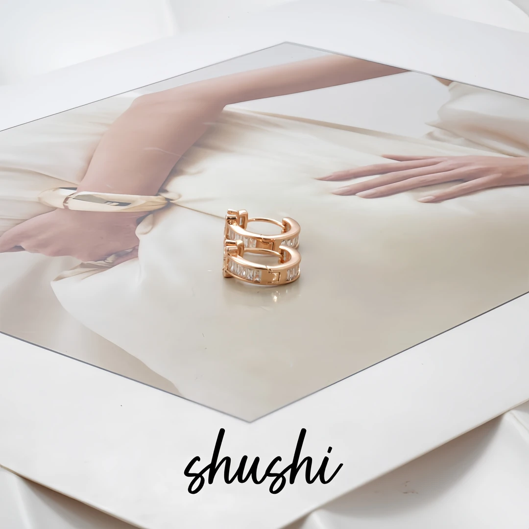 铜合金仿水晶耳饰 耳环8841