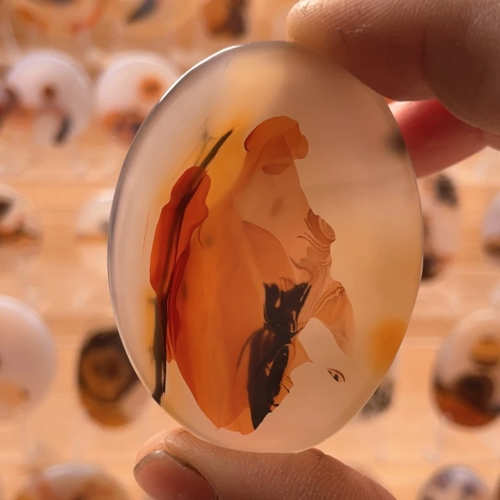 玛瑙/玉髓吊坠(不含链)未镶嵌蔚*