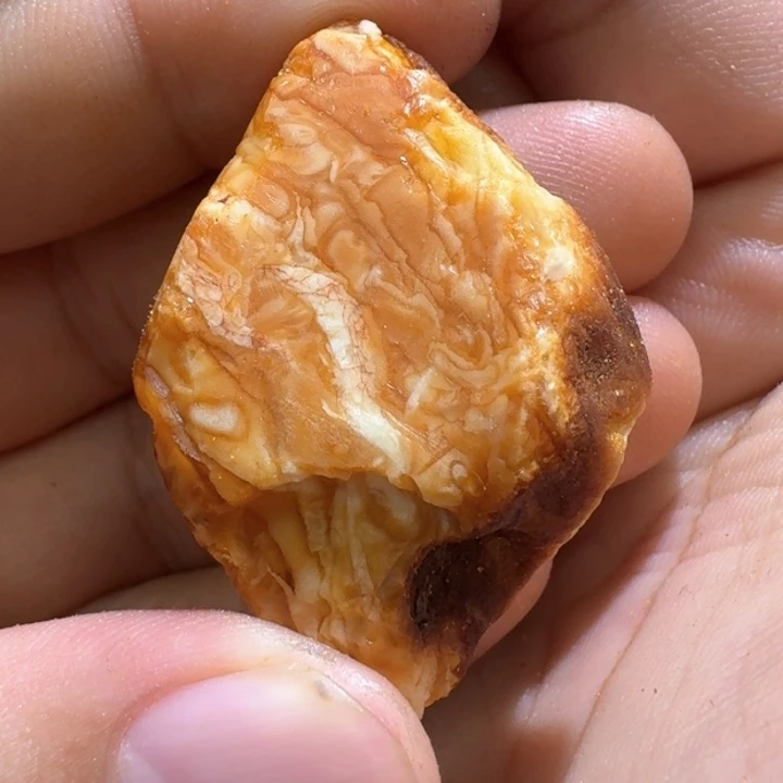 定制琥珀未镶嵌一**宅专拍