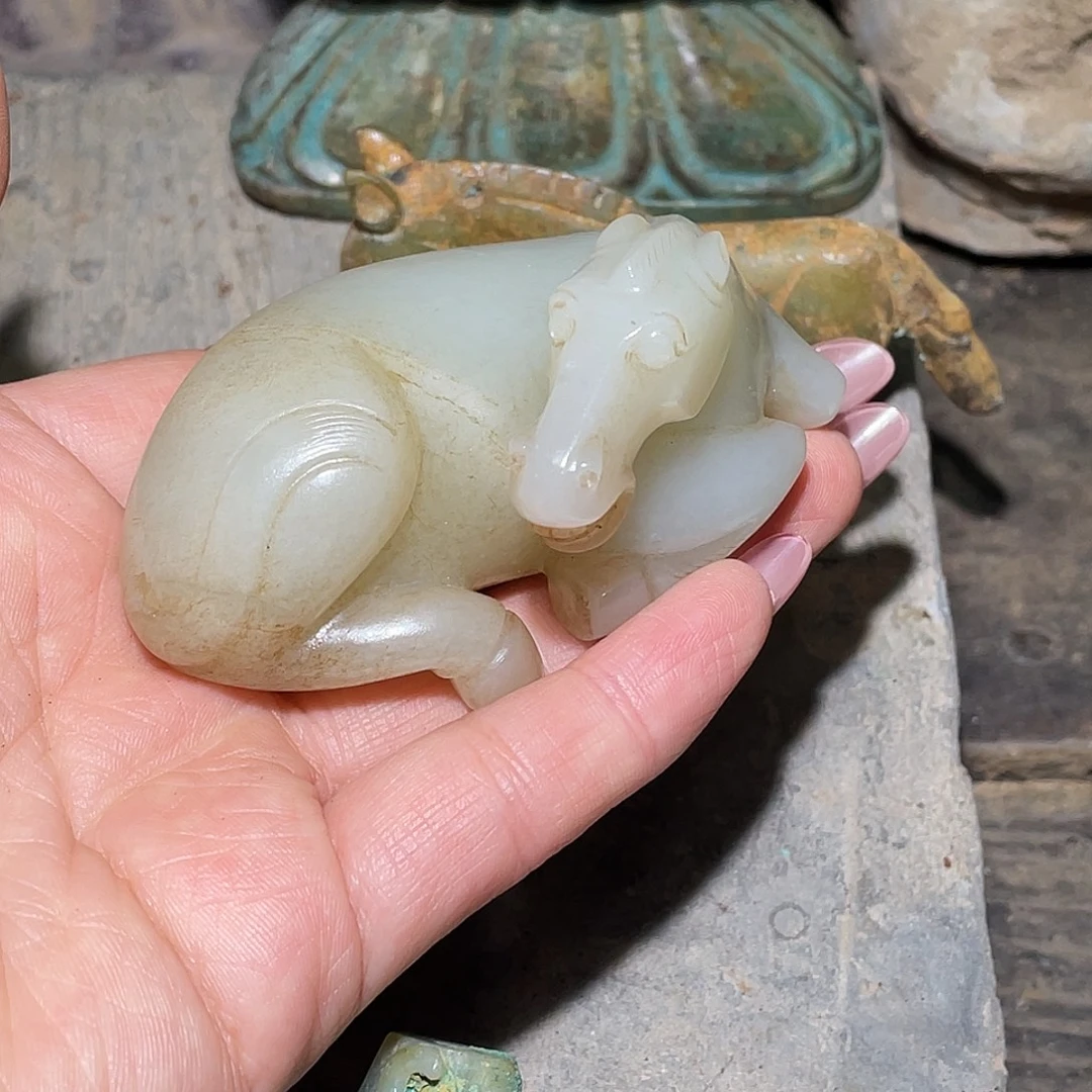 森***燚和田玉（糖玉）未镶嵌挂件