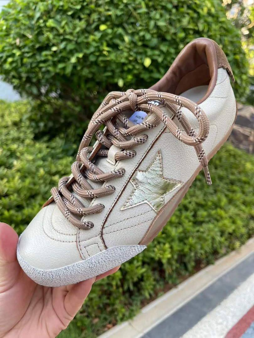 德训鞋平底时尚休闲鞋复古透气女鞋