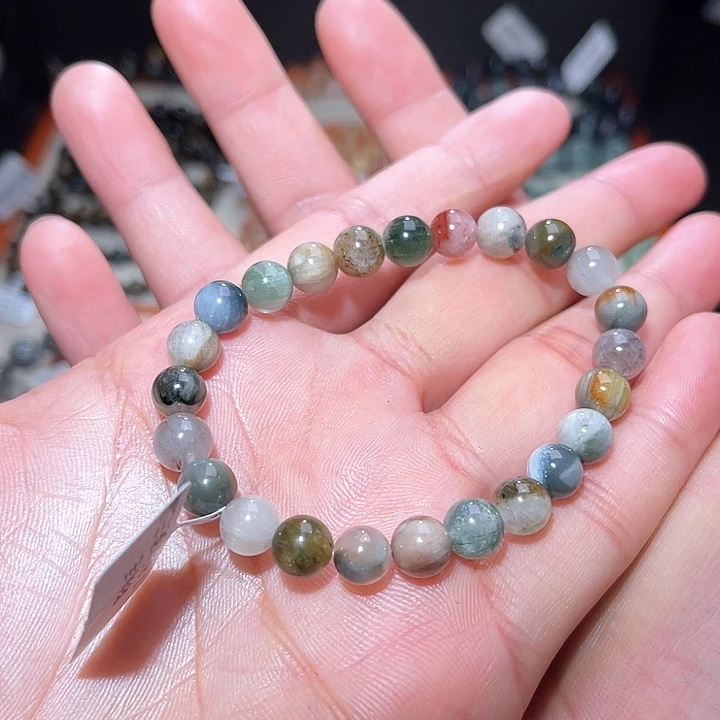水晶手链未镶嵌110号主图手串  7+
