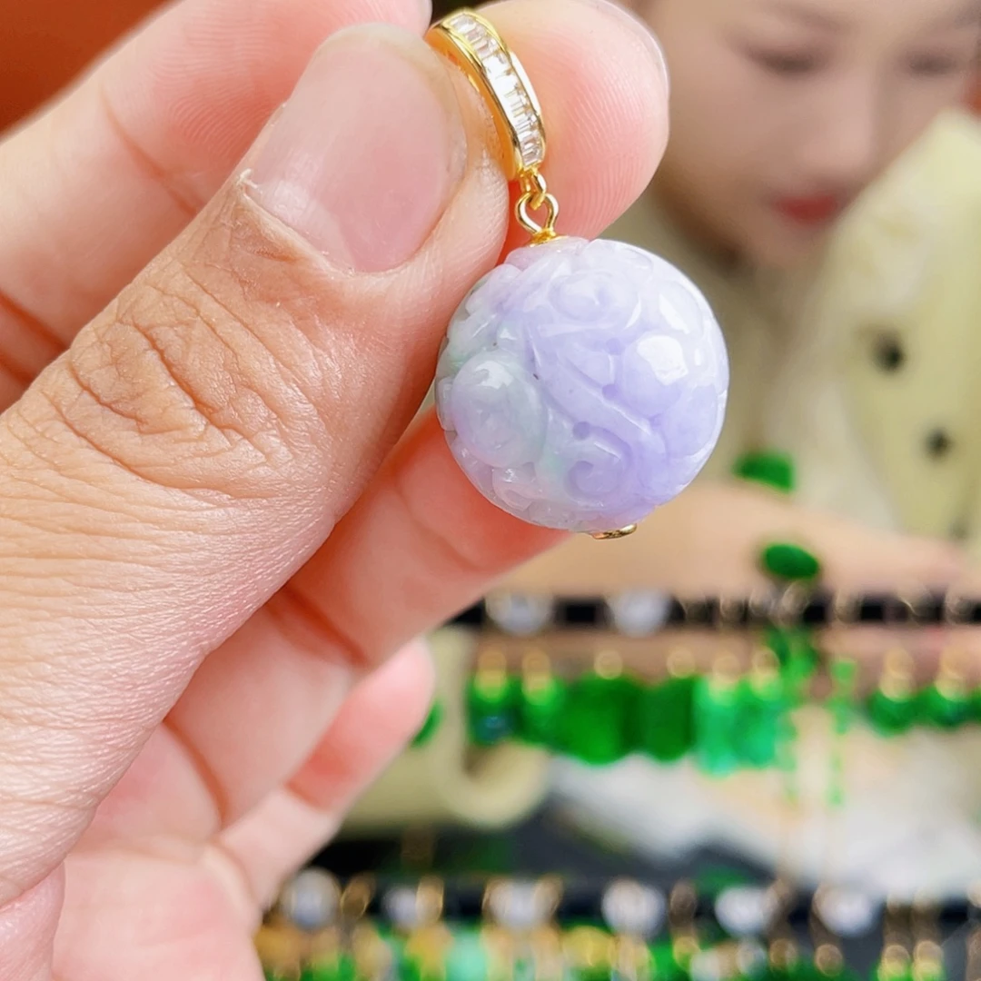 翡翠未镶嵌耳饰饰品