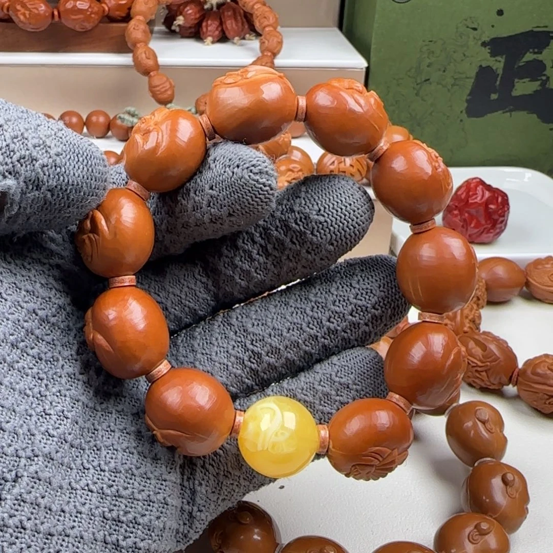 好***水橄榄核手串/手链百态