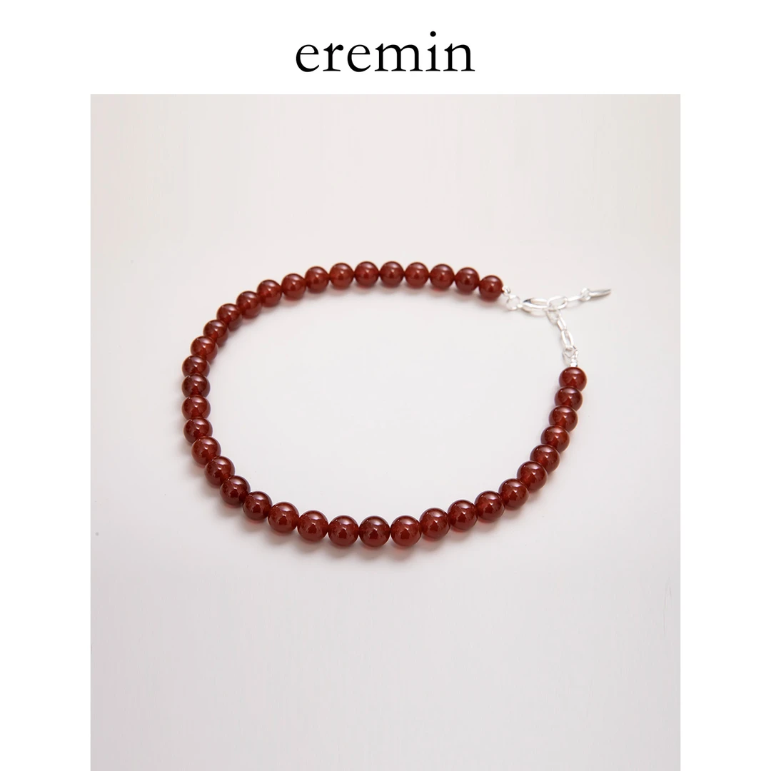 非金属仿水晶项链 Min 小众串珠锁骨链可调节项链