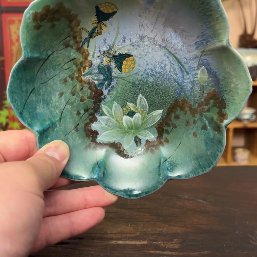 杯柴烧纯手工手绘陶瓷