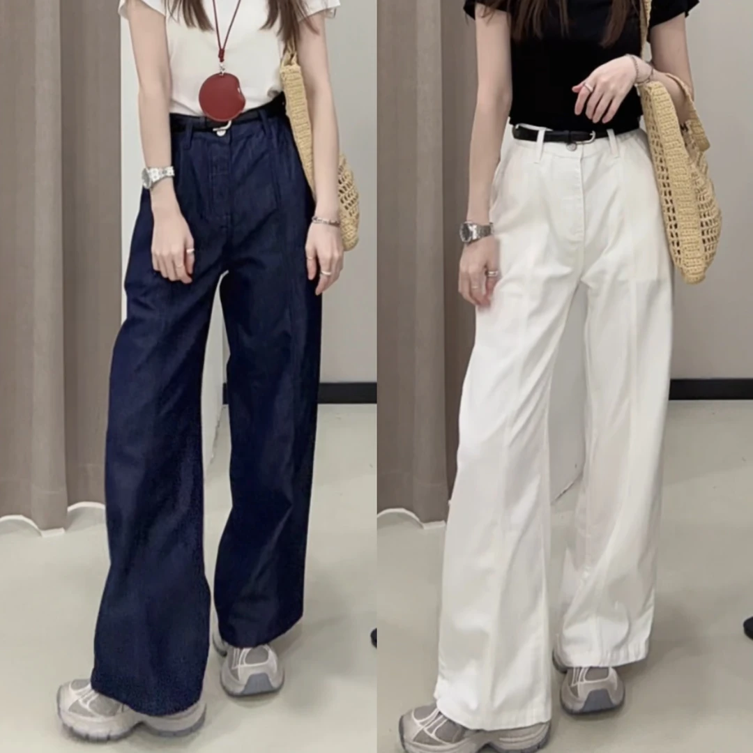 【ZMMY严选私服】夏季新款高腰显瘦洋气窄版阔腿裤5060104