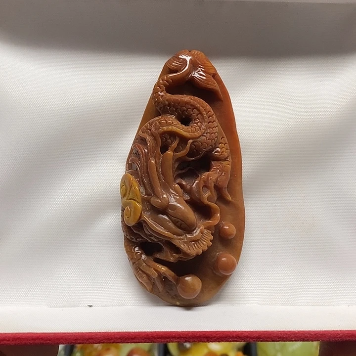 岫玉未镶嵌吊坠(赠链)
