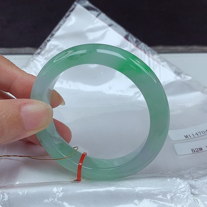 未镶嵌手镯翡翠52圈4704