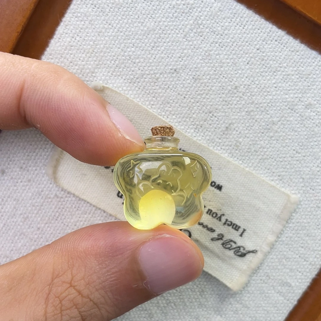 未镶嵌琥珀珠宝奇石兔子许愿瓶