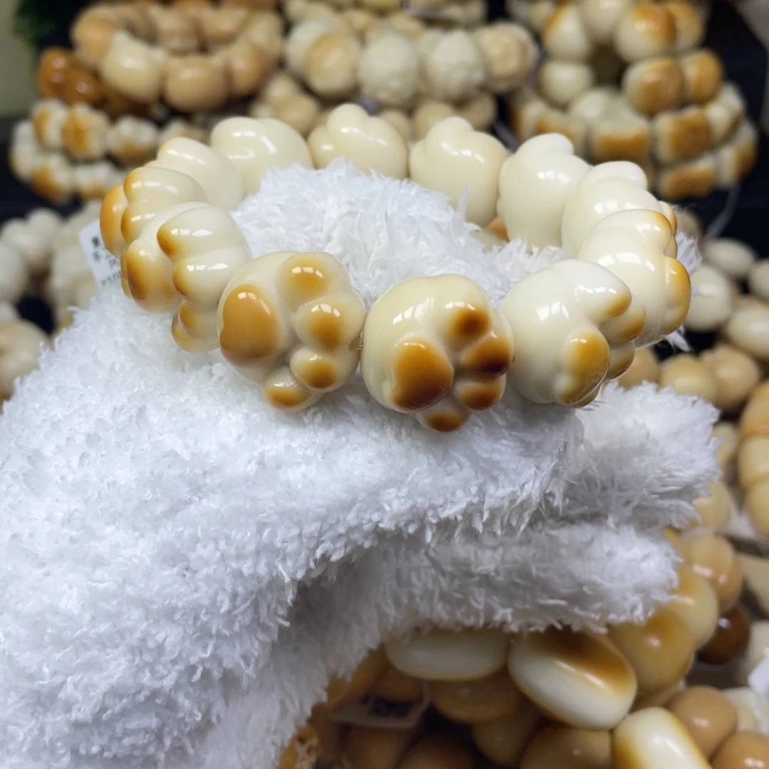 菩提根/象牙果手串11.2.36微瑕狗爪