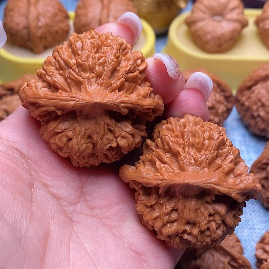 把件文玩核桃毕业官帽49尺全品