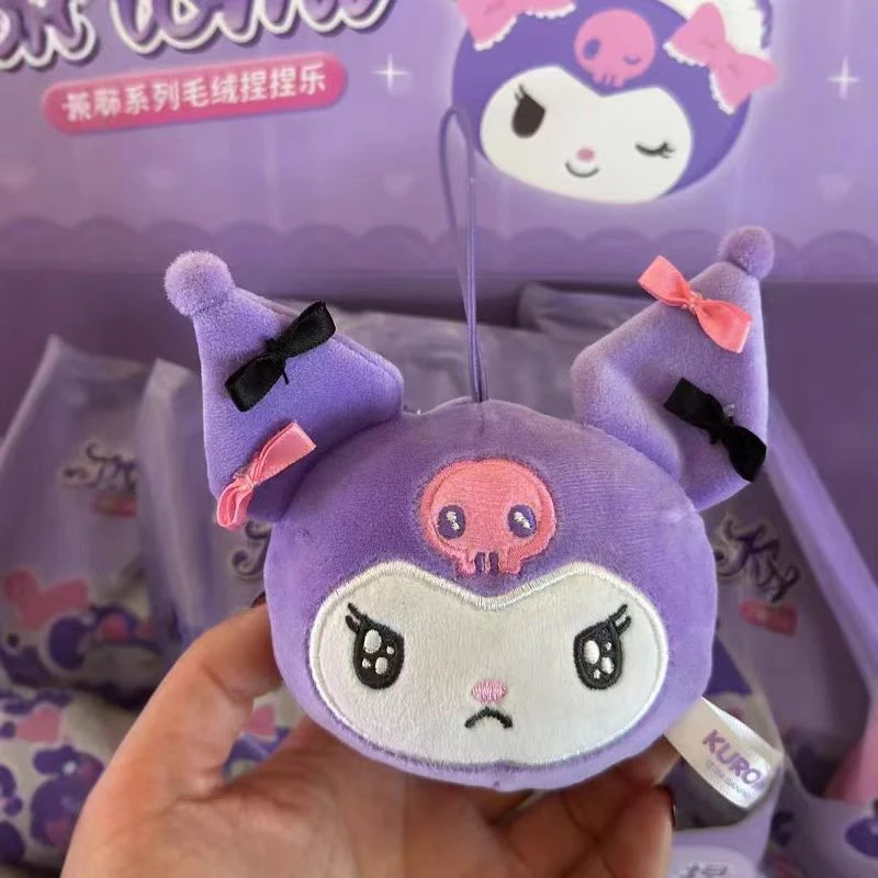三丽鸥家族少女头饰系列毛绒捏捏乐微盒盲盒摆件