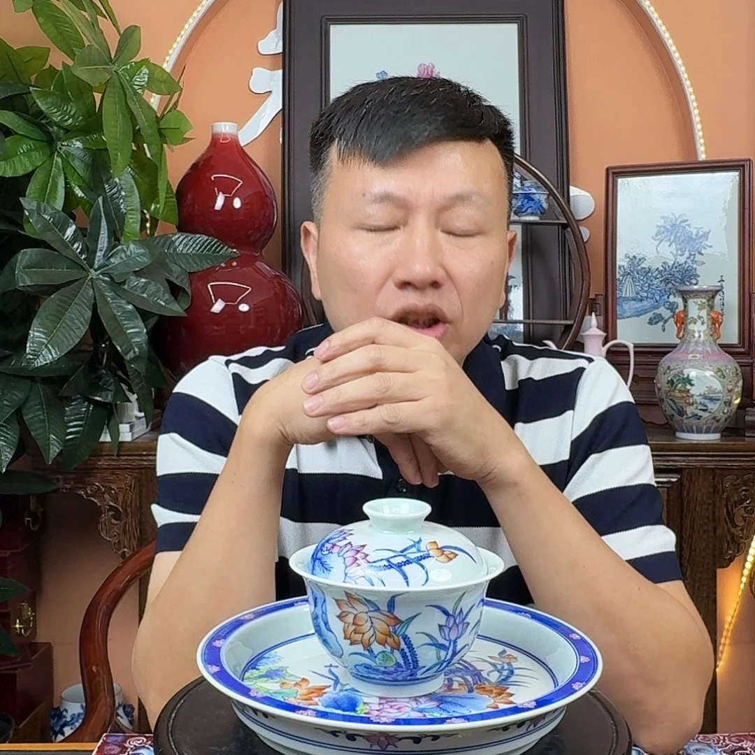 其他景德镇陶瓷手工盖碗➕壶承