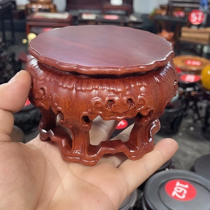 香榧木红木底座工艺品