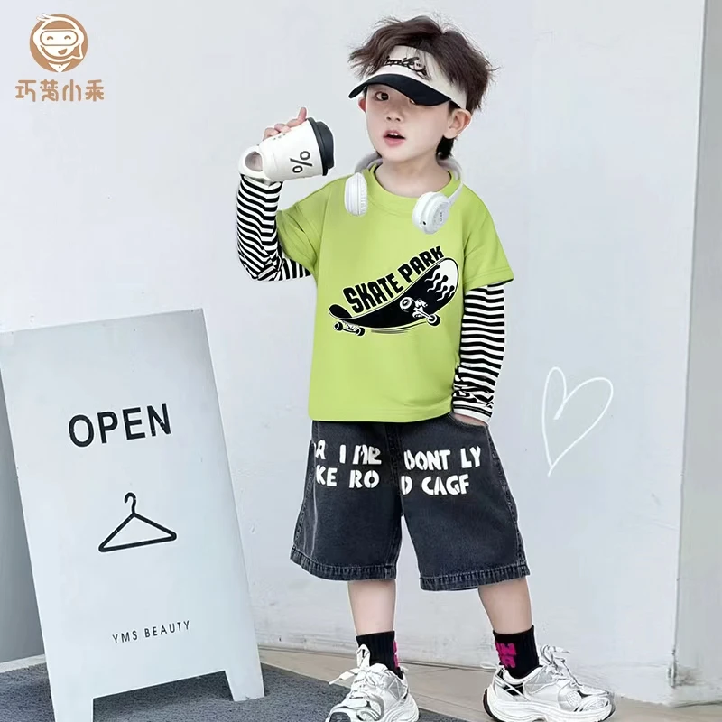 儿童长袖T恤春秋款男童纯棉打底衫宝宝秋季上衣男孩秋季长袖T恤