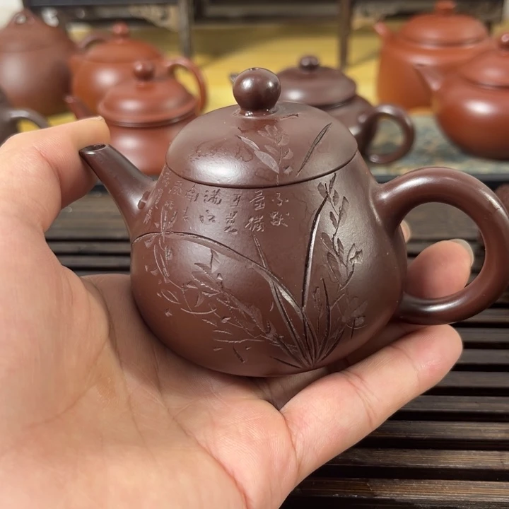 紫砂茶壶原矿紫砂半手工制作