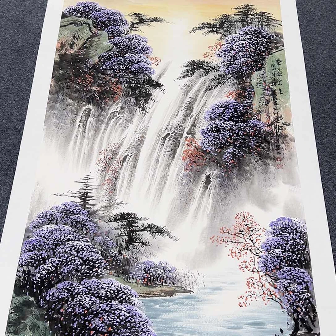 国画事事顺心如意万事如意