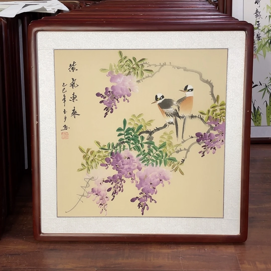 国画带框尺寸63*63厘米
