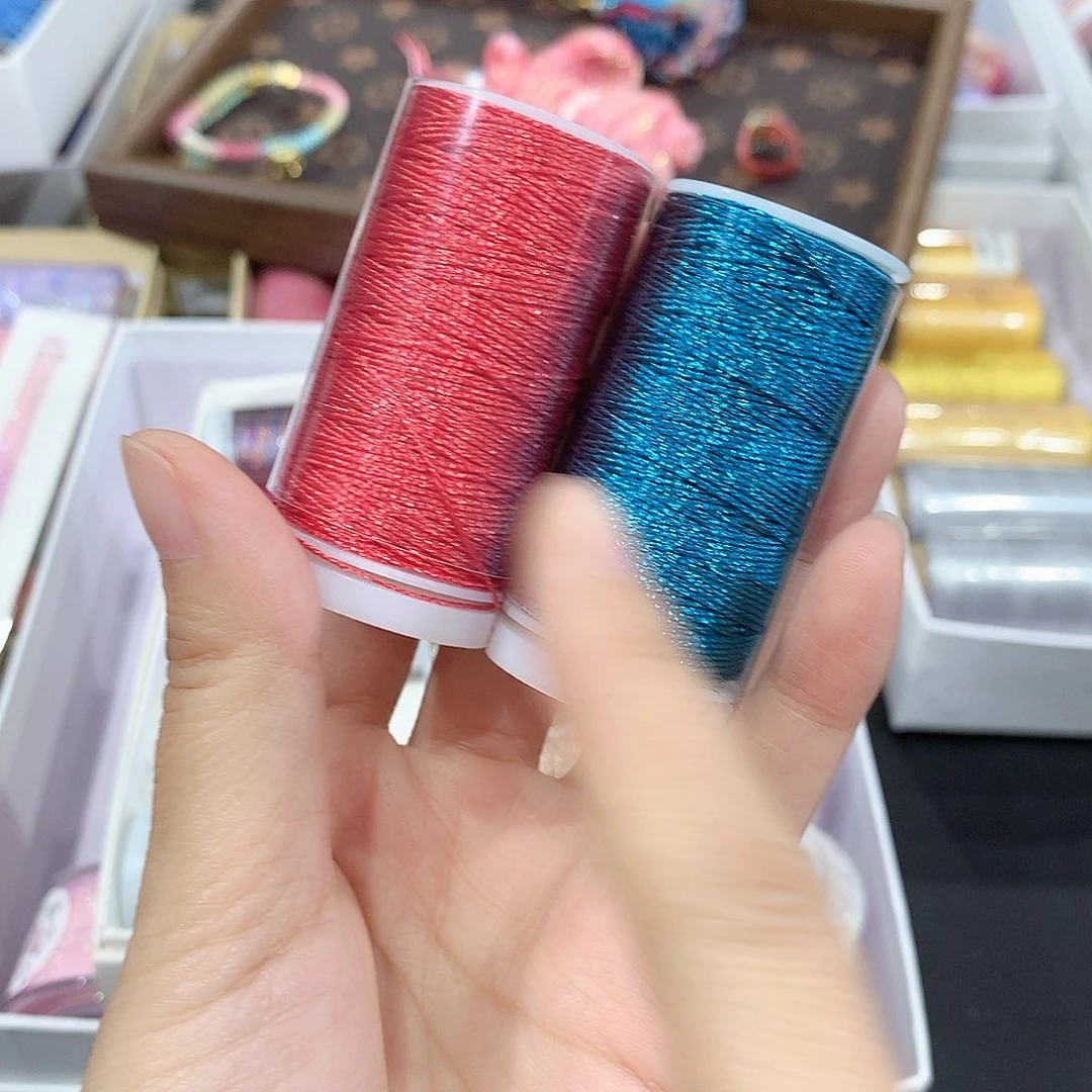 腈纶6股彩金中国红、翠蓝