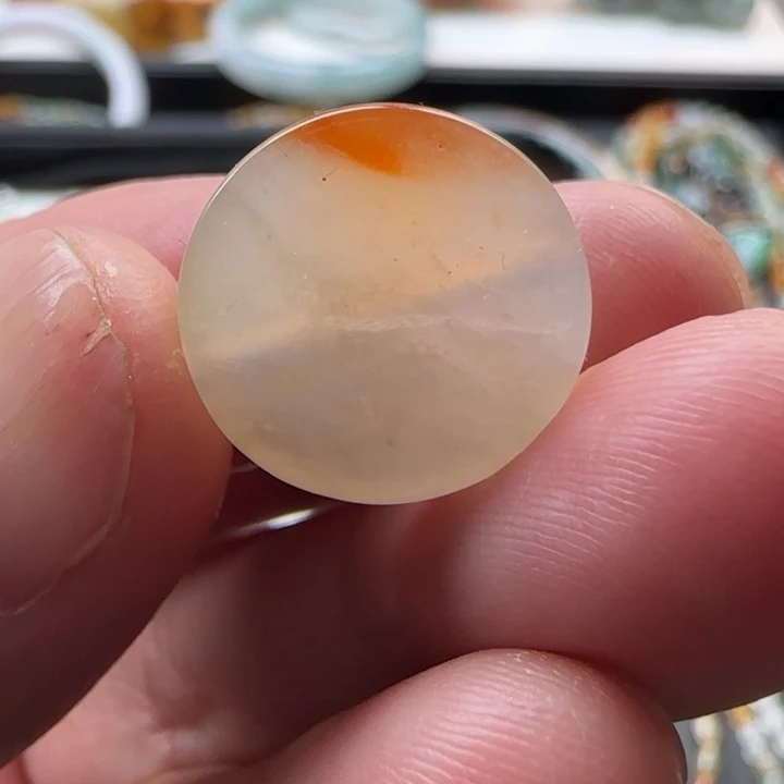 翡翠未镶嵌颈饰꧁****꧂特色扣子