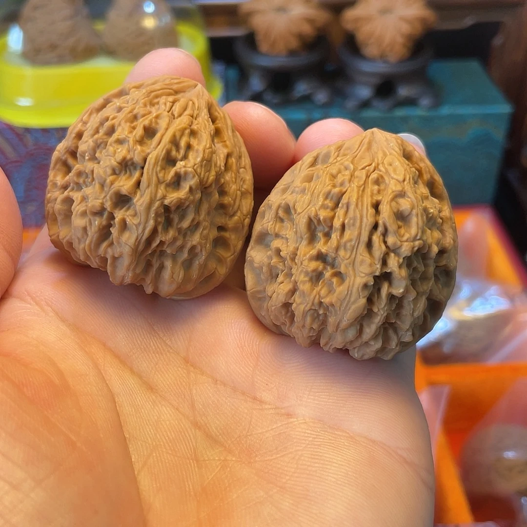 文玩核桃把件南疆石40尺