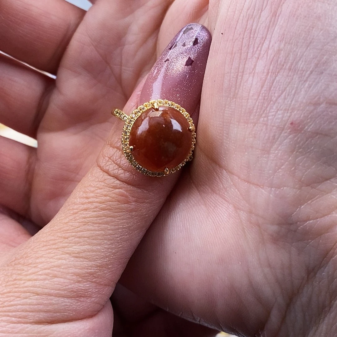 爱***）翡翠未镶嵌戒指缅甸