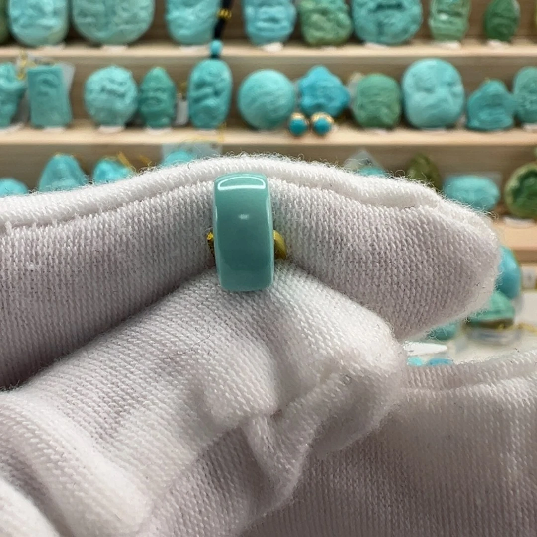 未镶嵌绿松石直切珠9.3x4.6mm